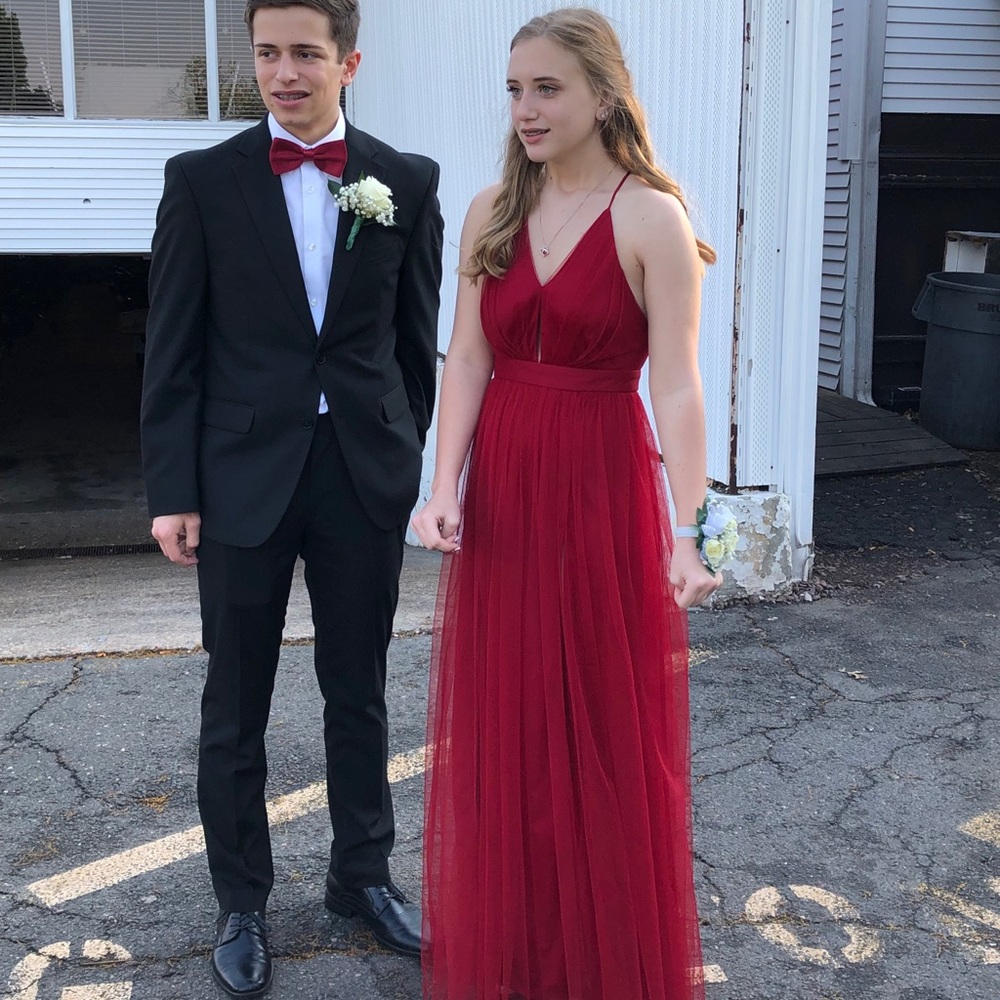 Red prom dress